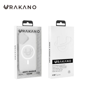 URAKANO ANTI-SHOCK CASE CLEAR per iPhone 16 Plus