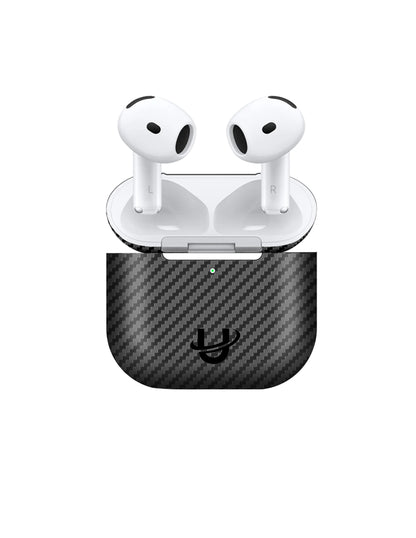 Custodia AirPods 4 in Fibra di Carbonio URAKANO – Ultra resistente, super leggera, effetto premium