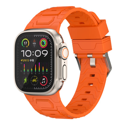 Cinturino URAKANO in FKM per Apple Watch con Fibbia in Titanio e super resistente